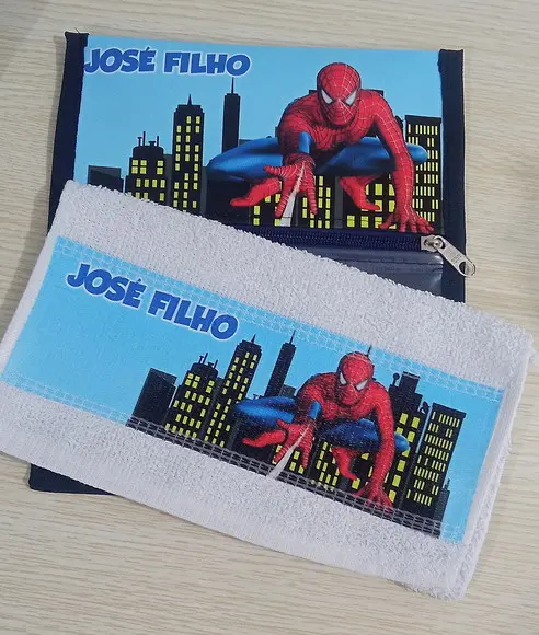 Kit Higiene Homem Aranha. Om
