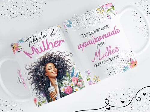 CANECA FEMININA FRASES