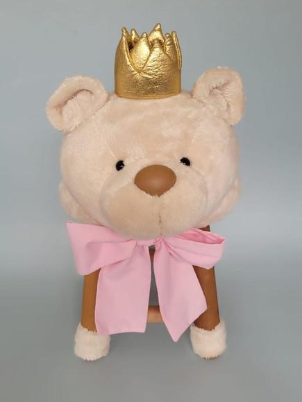 Banquinho Infantil Ursinho de Pelúcia