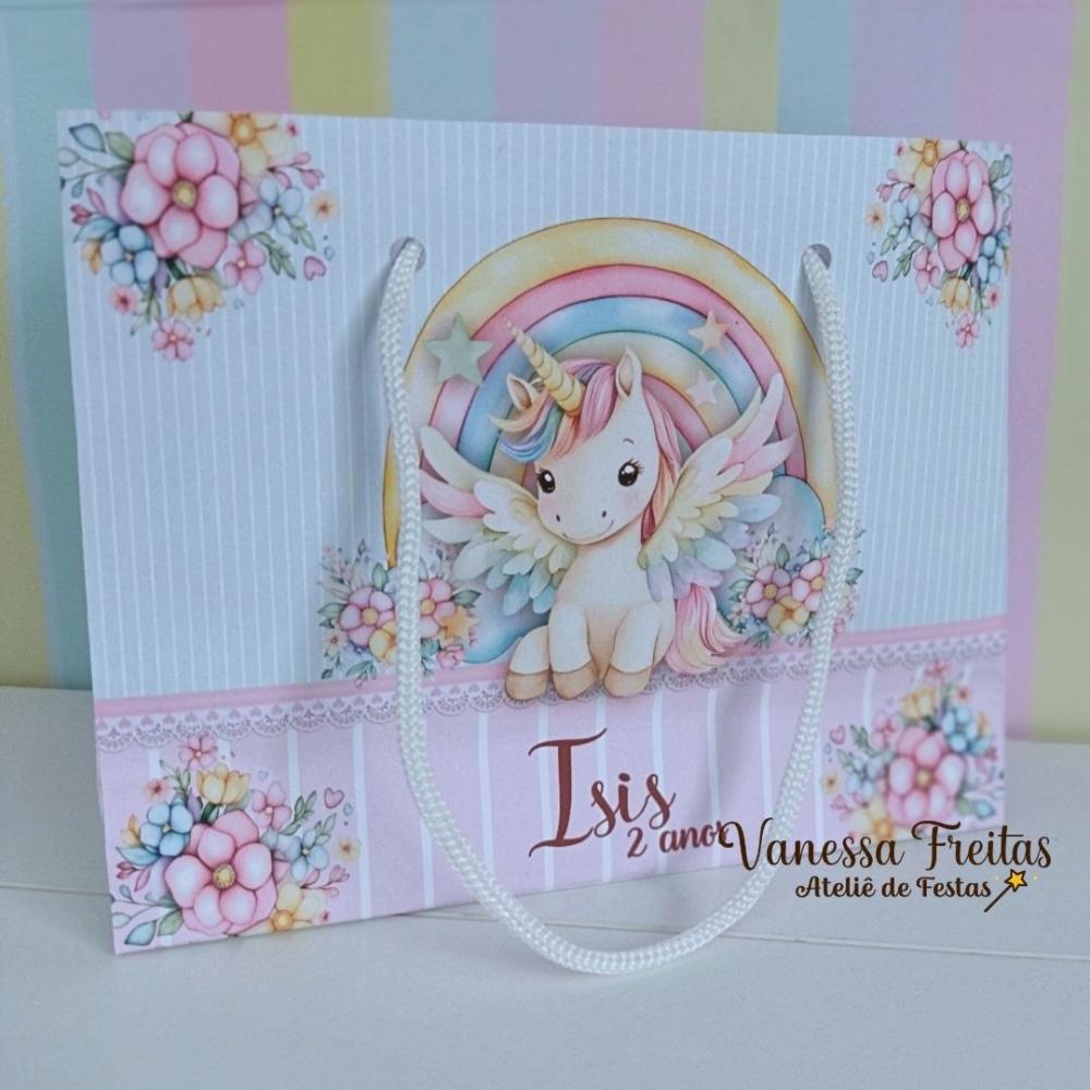 Lembrança Sacolinha Personalizada Chá de Bebê e Maternidade