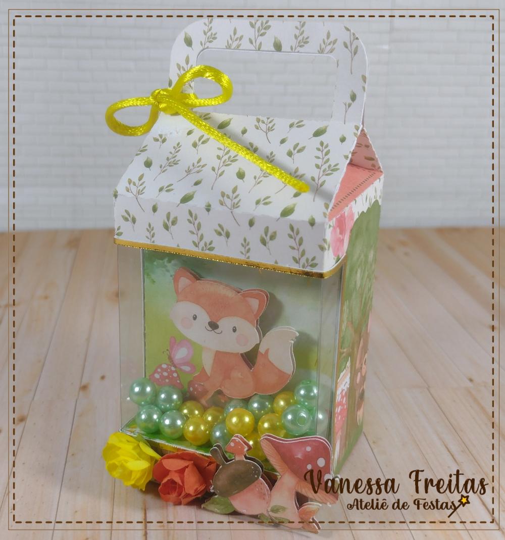 Caixa Milk Vitrine com Shaker Bosque