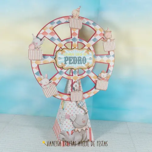 Caixa Roda Gigante Circo