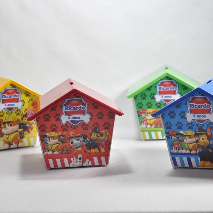 Casinha Cofre Patrulha Canina Aguarela