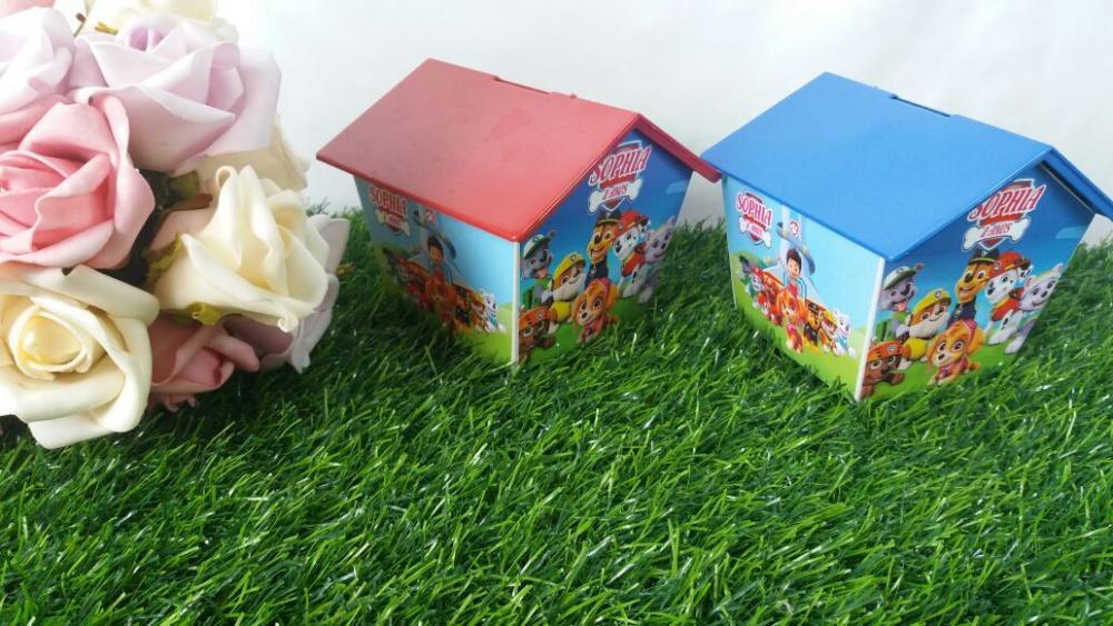 Casinha Cofre 4 Lados Patrulha Canina