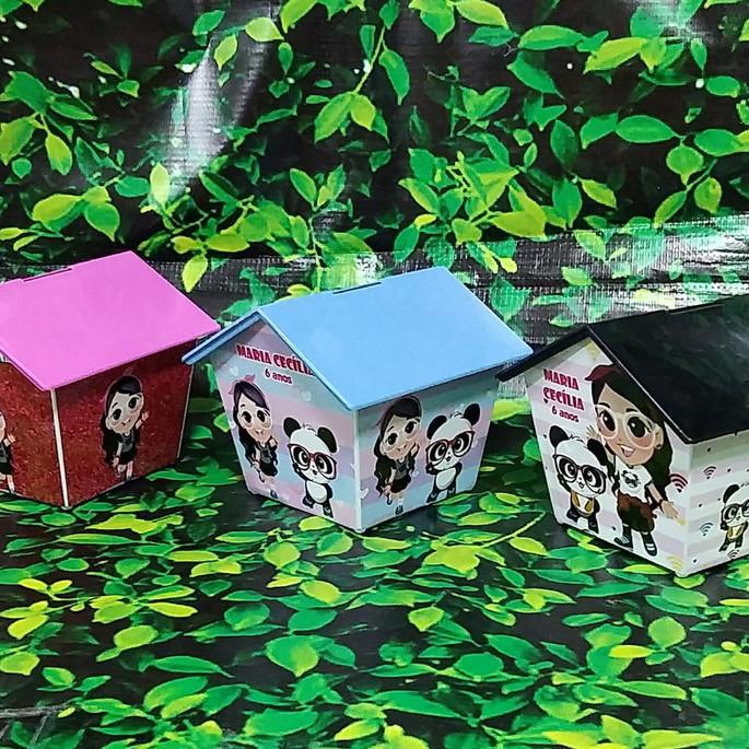 Casinha Cofre Luluca 4 Lados