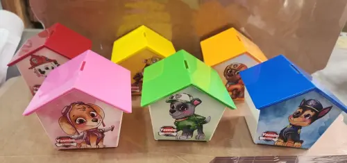 Casinha Cofre Bailarina Soldado de Chumbo 1 lado