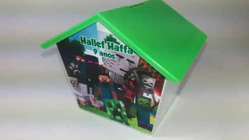Casinha Cofre Minecraft