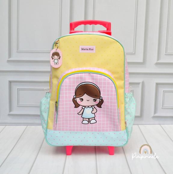 Mochila Personalizada Rodinhas - Menininha