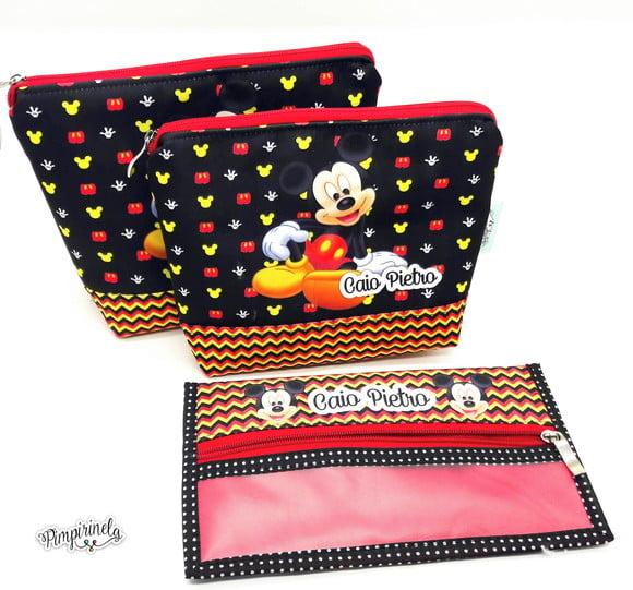 Kit Necessaire + Porta Higiene Bucal