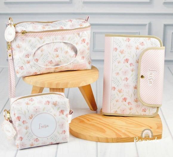 Porta Cadernetas + Porta Fraldas + Necessaire P