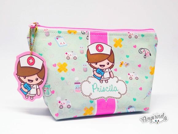 Necessaire Feminina TPersonalizada Enfermagem