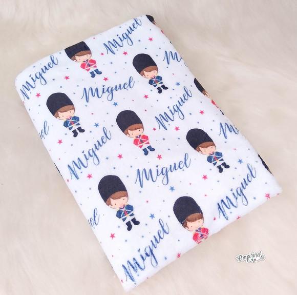 Manta Personalizada Fleece Baby- Soldadinho de Chumbo