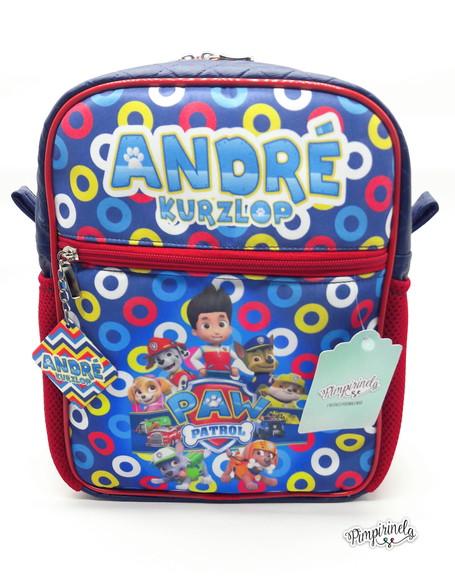Mochila infantil Patrulha Canina