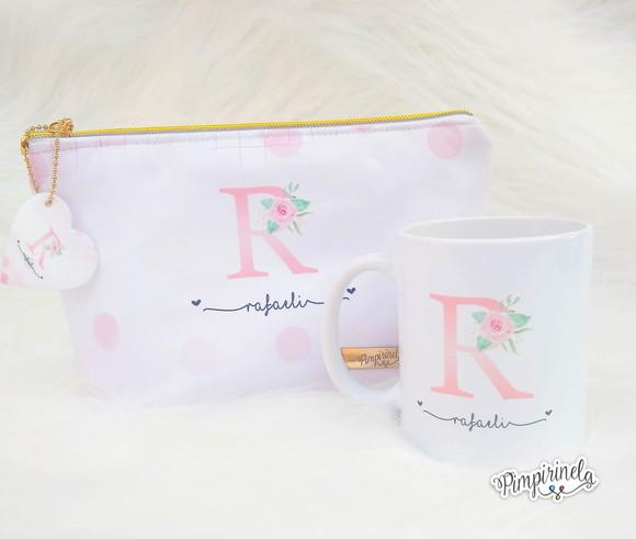 Necessaire Feminina E Caneca Personalizada
