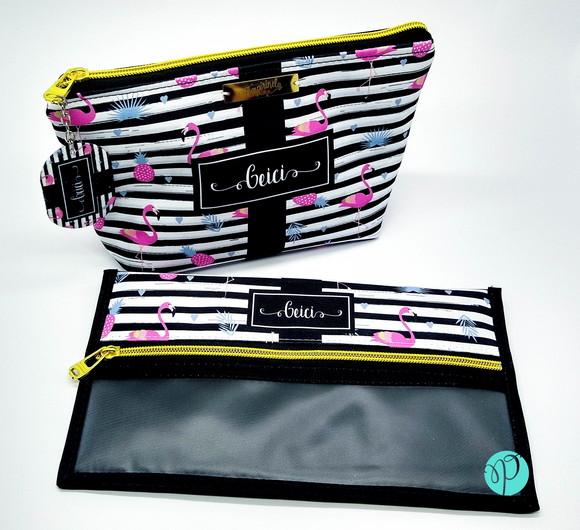 Conjunto Necessaire Feminina e Porta Higiene Bucal