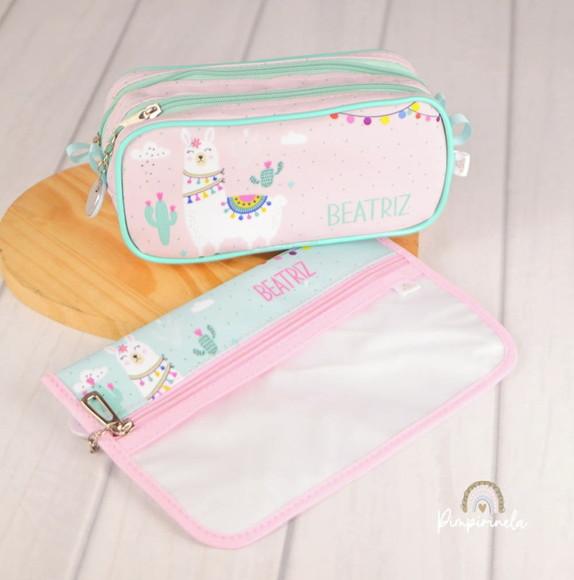 Kit Duplo Personalizado + Porta Higiene Bucal