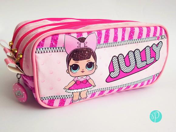 Estojo Triplo Personalizado LOL