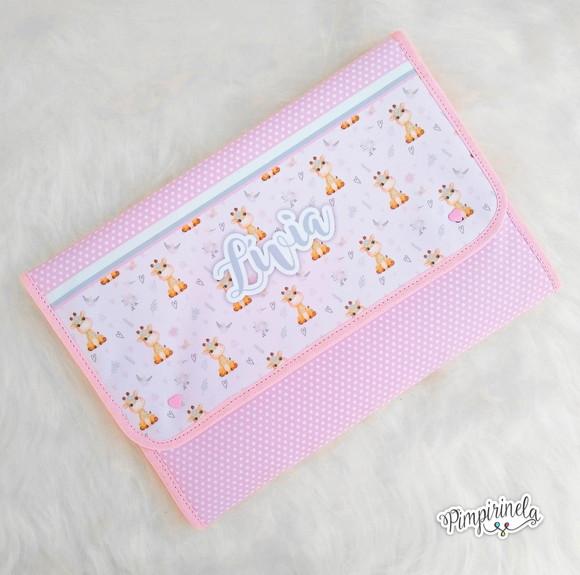 Trocador Portátil para Bebê- Girafa