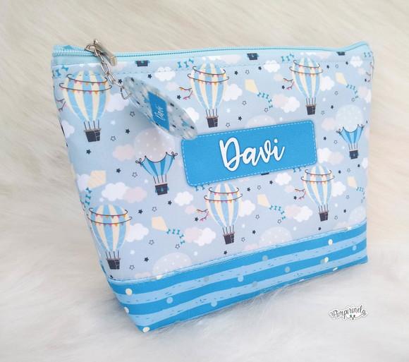 Necessaire Infantil Personalizada- Balão Azul