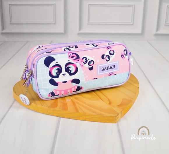 Estojo Duplo Personalizado- Panda