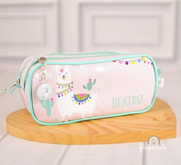 Estojo Duplo Personalizado- Lhama