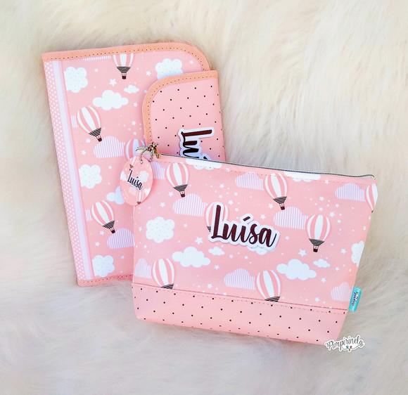 Kit Porta Documentos+ Necessaire Básica M- Balão