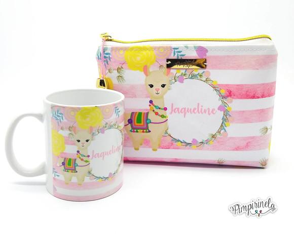 Necessaire Feminina E Caneca Personalizada