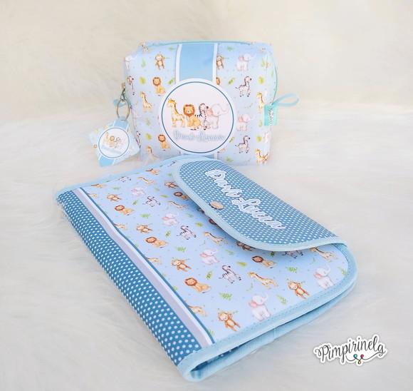Porta Caderneta de Vacinação + Necessaire Cubinho