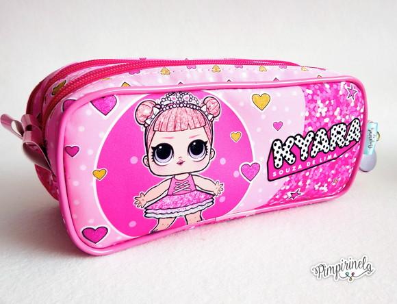 Estojo Triplo LOL personalizado