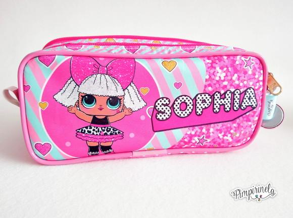 Estojo Triplo LOL personalizado