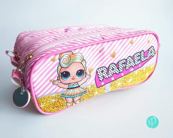 Estojo Triplo LOL personalizado