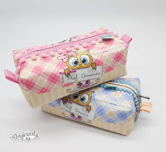Estojo Box Personalizado com Pompom
