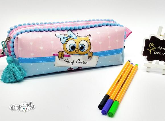 Estojo Box Personalizado com Pompom