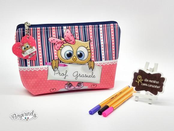 Necessaire Coruja Dia Dos Professores