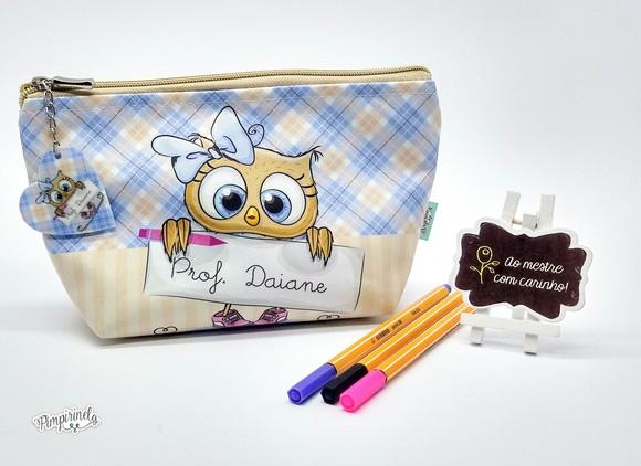 Necessaire Coruja Dia Dos Professores