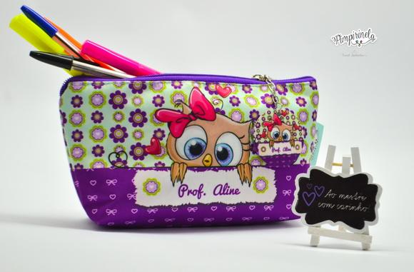Necessaire Coruja Dia Dos Professores