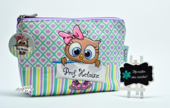 Necessaire Coruja Dia Dos Professores