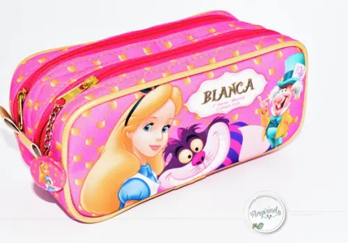Estojo Duplo Alice no País da Maravilhas