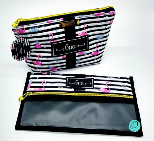 Conjunto Necessaire Feminina e Porta Higiene Bucal