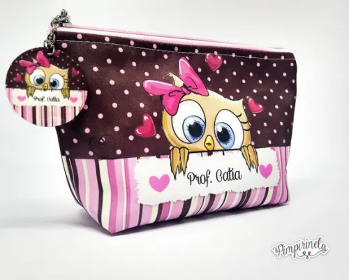 Necessaire Coruja Dia Dos Professores