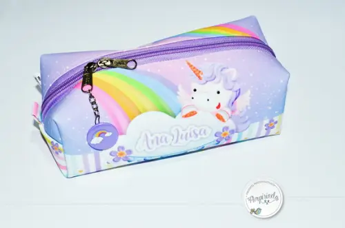 Estojo Box Personalizado Unicórnio