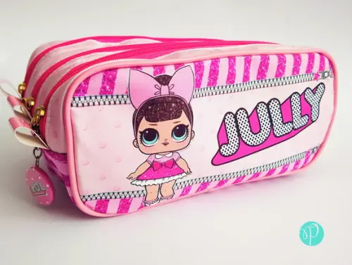 Estojo Triplo Personalizado LOL