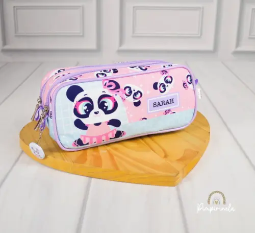 Estojo Duplo Personalizado- Panda