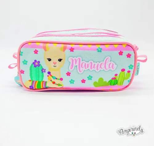 Estojo Triplo Personalizado- Lhama