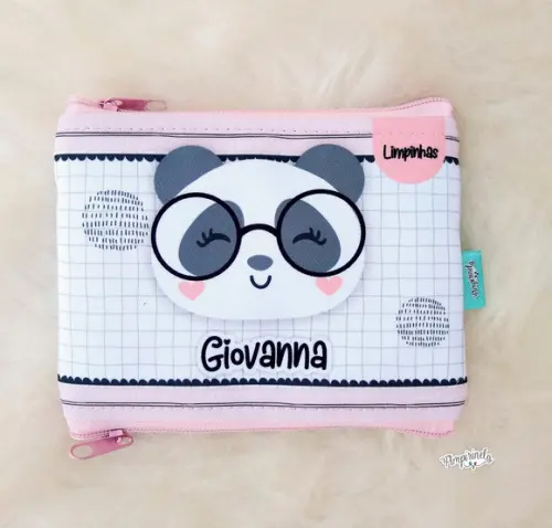 Porta Máscaras Panda