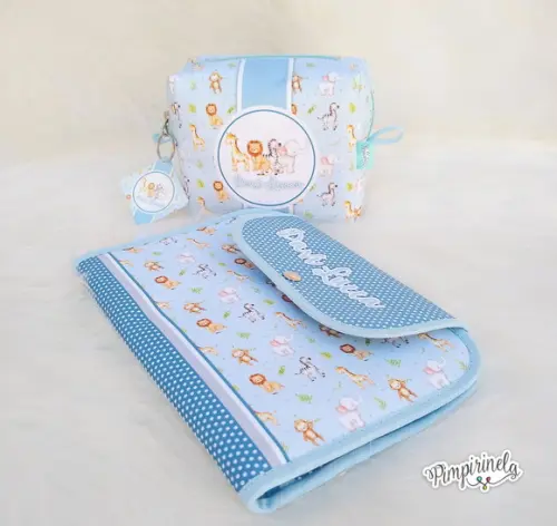 Porta Caderneta de Vacinação + Necessaire Cubinho