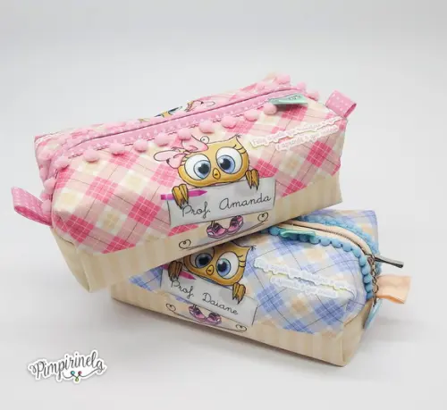 Estojo Box Personalizado com Pompom
