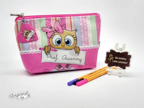 Necessaire Coruja Dia Dos Professores