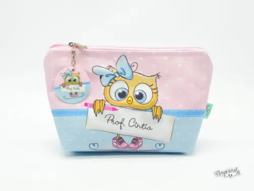 Necessaire Coruja Dia Dos Professores