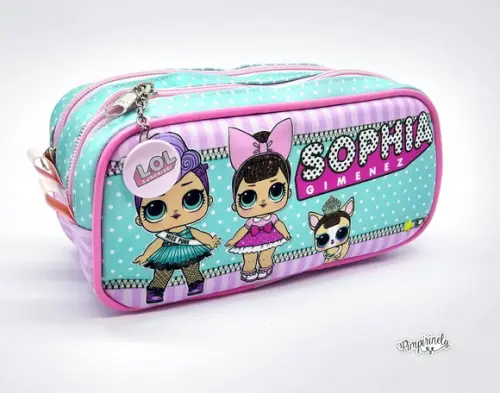 Estojo Duplo Personalizado Lol